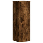 ZNTS Plant Stand Smoked Oak 33x33x100 cm Engineered Wood 852955