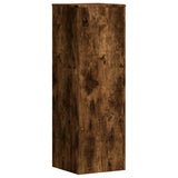 ZNTS Plant Stand Smoked Oak 33x33x100 cm Engineered Wood 852955