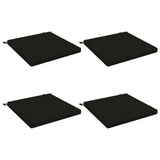 4-Piece Seat Cushions SOEST 4 pcs 100% Polyester Black 945006