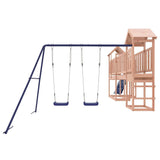Outdoor Playset Natural wood, Blue Solid Douglas Wood, Polypropylene 3155850