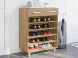 Shoe Cabinet Artisian Oak 60 x 35 x 105 cm Engineered Wood 8004211