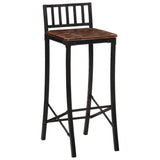Bar Chairs 2 pcs Solid Wood Reclaimed 358944