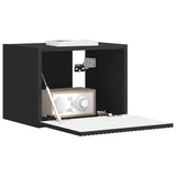 TV Wall Cabinet Black 39 x 31 x 29.5 cm Engineered Wood 892171