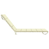Sunlounger Cushion GEMERT 100% Polyester Cream 200 x 80 x 3 cm 948575