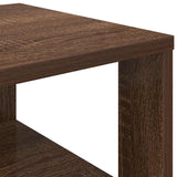 Shoe Rack Brown Oak 61x32x105 cm Engineered Wood 859866