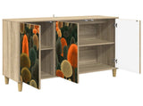 Sideboard ZAANDAM Sonoma 102 x 33 x 75 cm Engineered Wood 8006960