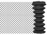 Chain Link Fence Steel 25x1.25 m Grey 142430