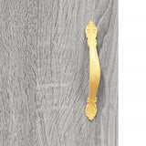 Highboard Grey Sonoma 69.5x34x180 cm Engineered Wood 3189491