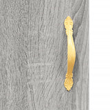 Highboard Grey Sonoma 69,5x34x180 cm Engineered Wood 3198455