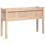 Garden Planter with Legs 110x31x70 cm Solid Wood Pine 837564