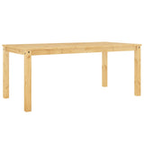 ZNTS Dining Table Panama 180x90x75 cm Solid Wood Pine 4005708