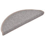 Stair mats 10 pcs 65 x 24 x 4 cm Light Brown 149755