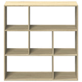 Room Divider Bookcase Sonoma Oak 102x29x103.5 cm Engineered Wood 858050
