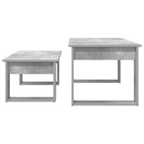 Coffee Table Set 2 pcs Concrete Grey Engineered Wood 8000135