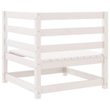 Corner Sofa White Solid pine wood Medium Modular Corner Sofa 805661