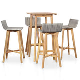 5 Piece Outdoor Dining Set Solid Acacia Wood 44221