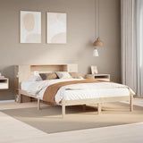 Bookcase Bed without Mattress 140x200 cm Solid Wood Pine 3321540