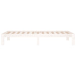 Bed Frame without Mattress White 90x190cm Single 810331