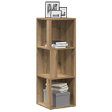 Corner Cabinet Artisan Oak 33x33x100 cm Engineered Wood 856721