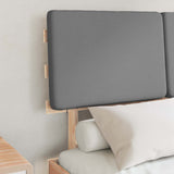 Bed Frame with Upholstered Headboard Light Grey 120 x 200 cm 877489