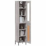 Highboard Grey Sonoma 34,5x34x180 cm Engineered Wood 3199503