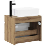 Bathroom Furniture Set Artisan Oak Engineered Wood 3404309