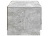 TV Cabinet Concrete Grey Engineered Wood 897778