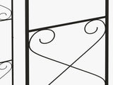 Decorative Garden Arch, with Gate - Black T3398P317762