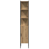 Bathroom Furniture Set with Shelf 3 pcs Brown Engineered wood 3334400