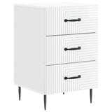 Bedside Cabinet with Drawer High Gloss White 43 x 41 x 66.5 cm 894789