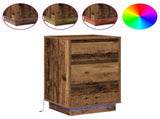 Bedside Cabinet Old Wood 39 x 34.5 x 65 cm Engineered wood 869632