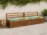 Bench Cushions SOEST 2 pcs 100% Polyester Multicolour 950103