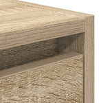 ZNTS Wall-mounted Bedside Cabinets 2 pcs Sonoma Oak 38x34x40 cm 861252