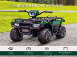 12V Kids Quad Bike with Forward, Reverse Functions, Ride-On ATV w/ Music, LED, Headlights, for Ages T3398P348336