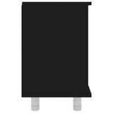 ZNTS Bathroom Cabinet Black 60x32x53.5 cm Engineered Wood 802634