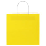 ZNTS Paper Bags 250 pcs with Handles Yellow 21x11x36 cm 4101785