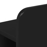 Bed Frame with Storage Black 100 x 200 cm Engineered Wood 3433447