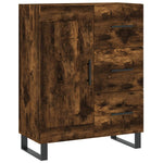 Highboard Smoked Oak 69.5x34x180 cm Engineered Wood 3196040