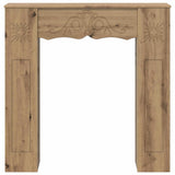Fireplace Surround Artisan Oak 102 x 20 x 102 cm 8006641