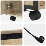 Cabinet with Charging Station Sonoma Oak 61 x 46 x 67 cm 859831