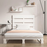 Bed Frame without Mattress White 100x200 cm Solid Wood Pine 3120123