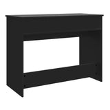Dressing Table with Mirror Black 100x45x76 cm 840696