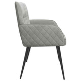 2 Seater Sofa with Metal Legs 2-Seater Light Grey Velvet 42051051