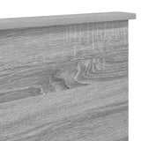 Headboard Grey Sonoma 100 cm Engineered Wood 887622