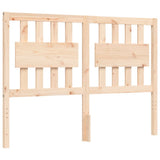Bed Frame without Mattress Double Solid Wood Pine 3192401