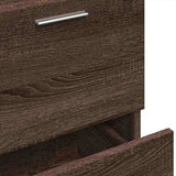 Sink Cabinet Brown Oak 40x37x59 cm Engineered Wood 848107
