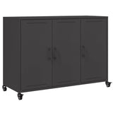 Sideboard Black 100.5x39x72 cm Steel 846680