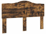Bed Frame Smoked Oak 120 x 200 cm Solid Pine Wood 3413330