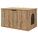 Cat House Artisian Oak 85 x 55 x 50.5 cm Engineered Wood 8000724