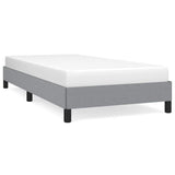 Bed Frame without Mattress Light Grey 100x203 cm Twin XL Fabric 346755